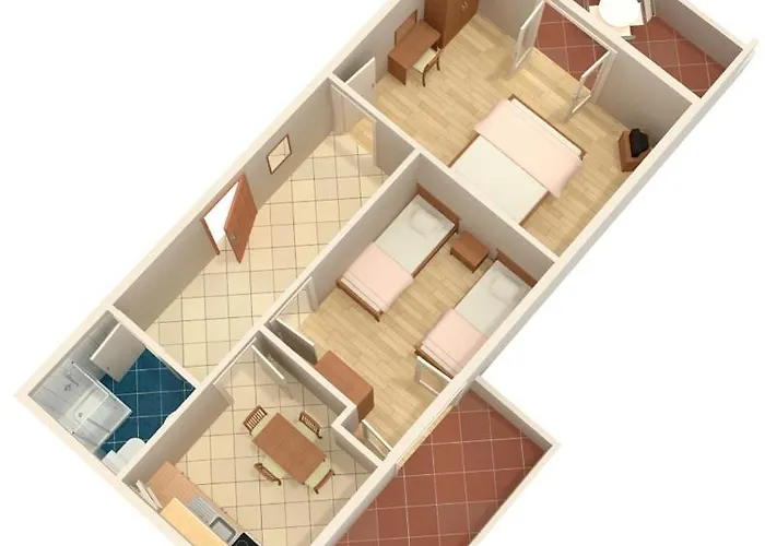 Pag 532b Apartman Pag Town