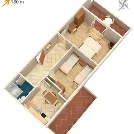 Pag 532b Apartment Pag Town